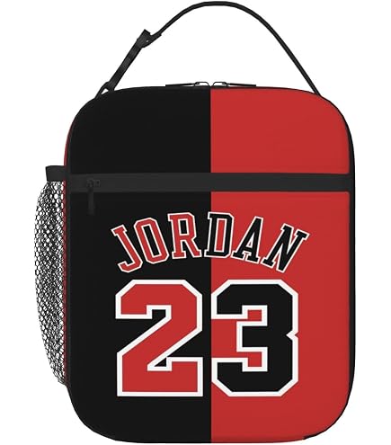 Amazon.com: Nike Air Jordan Jersey 23 Zip Insulated Lunch Bag Box